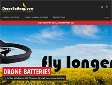 Tablet Screenshot of dronebattery.com